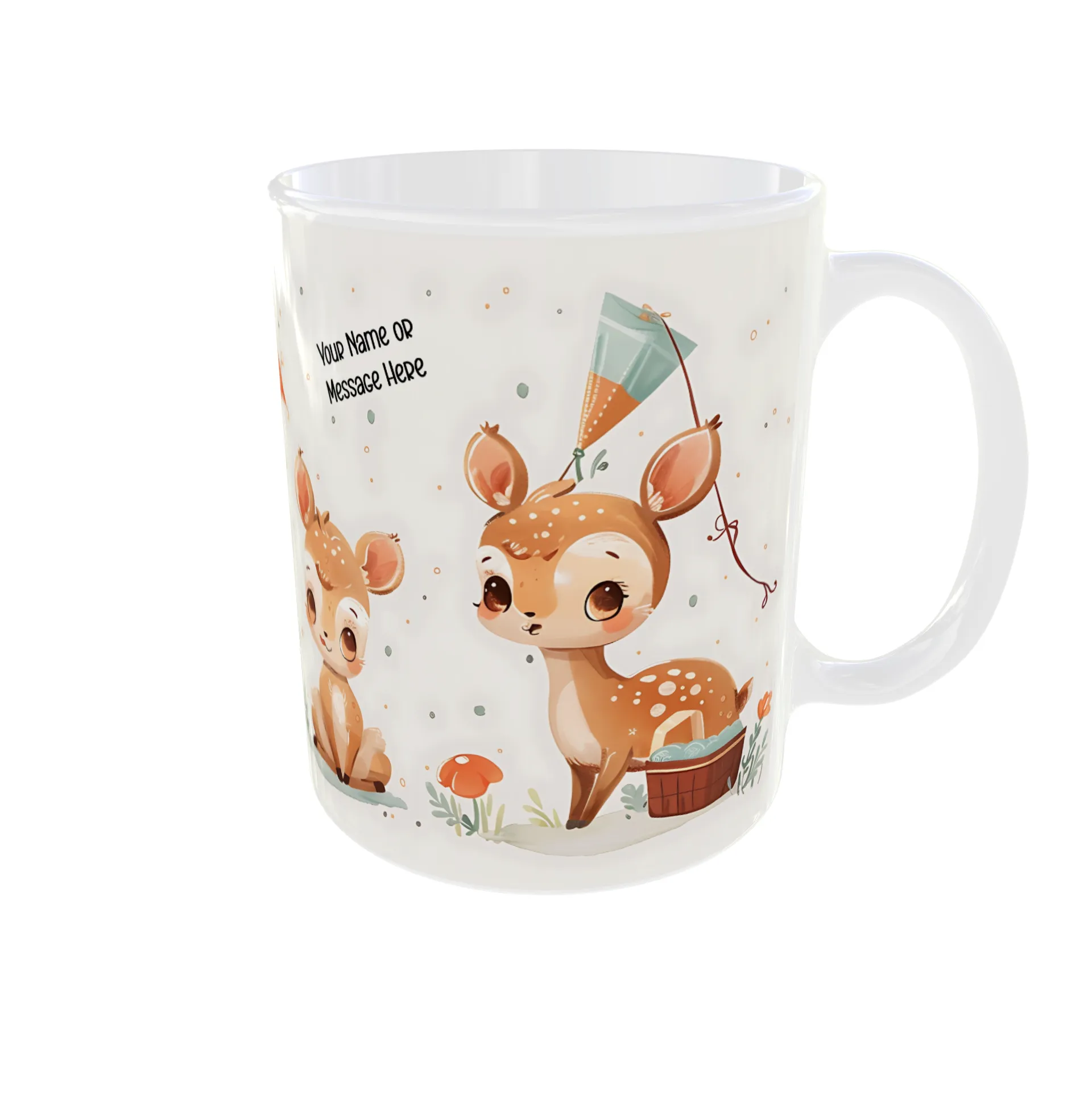 Adorable Deer Friends Mug