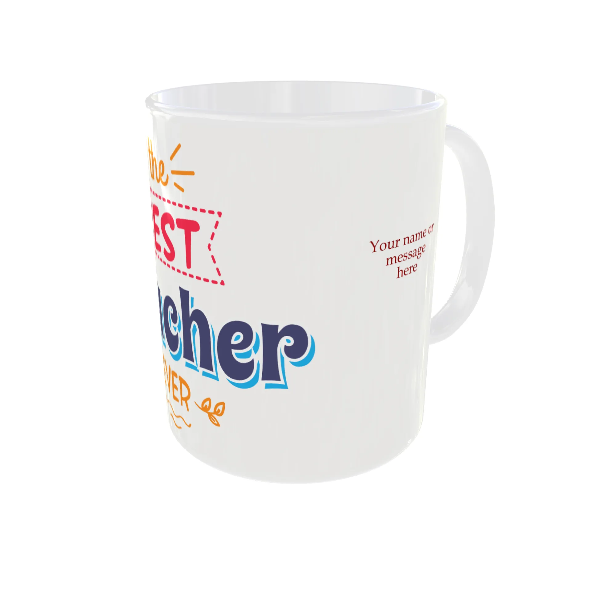 The Best Teacher Ever Mug - Image 2