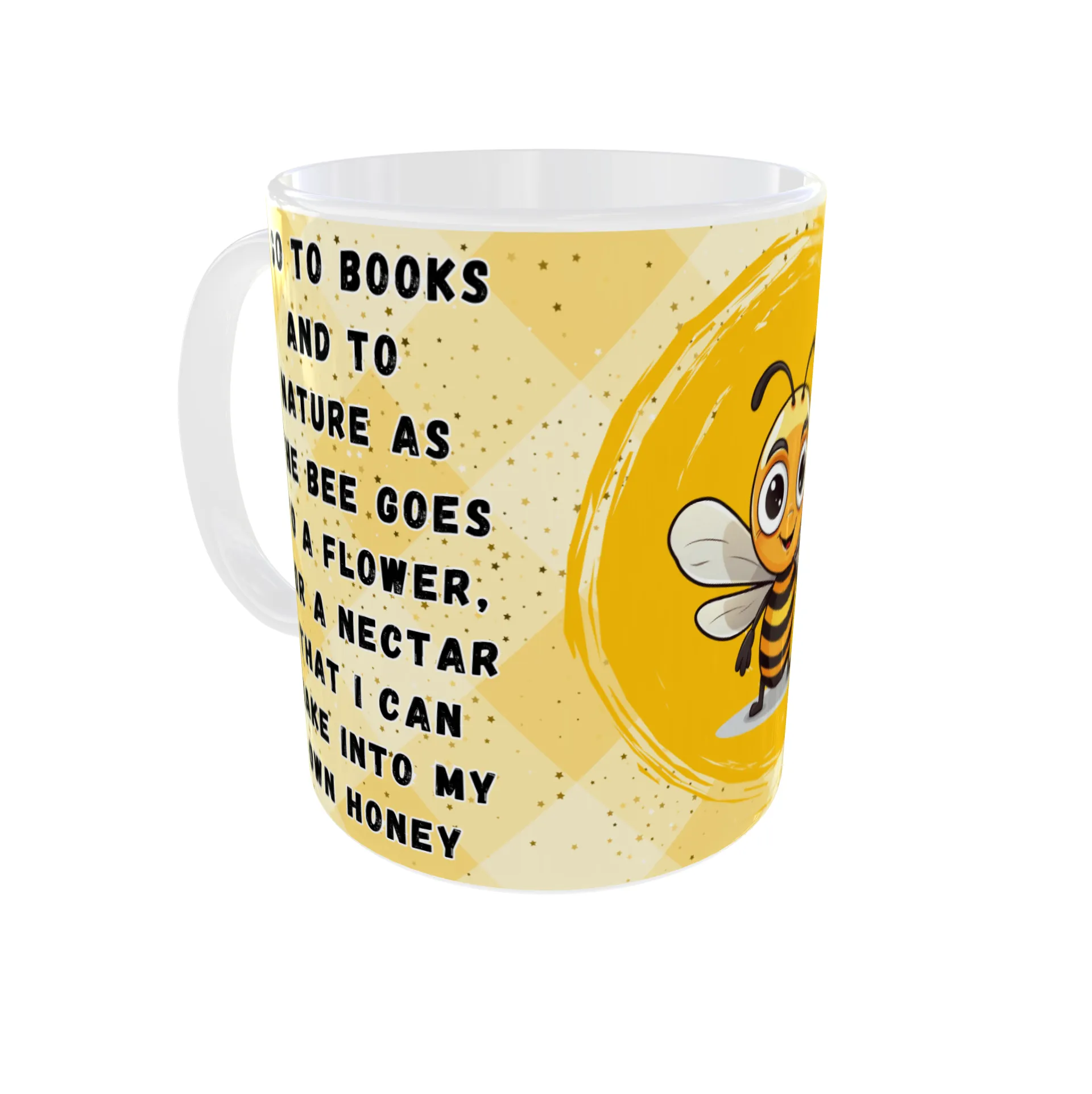 Bee-lieve in the Power of Reading Mug - Image 4