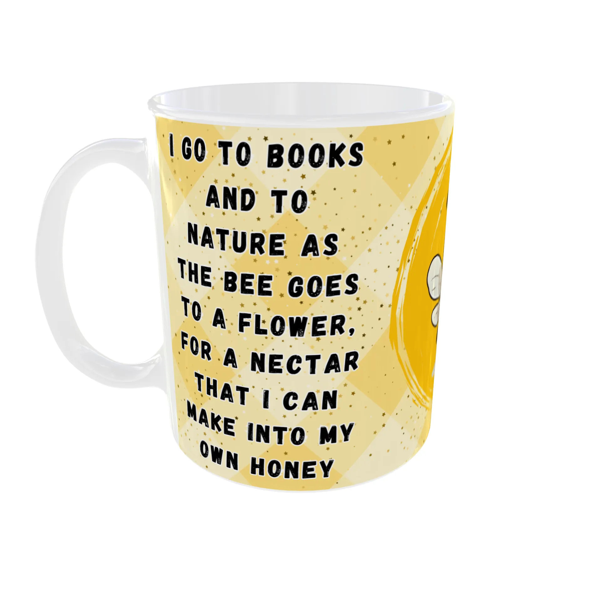 Bee-lieve in the Power of Reading Mug - Image 5