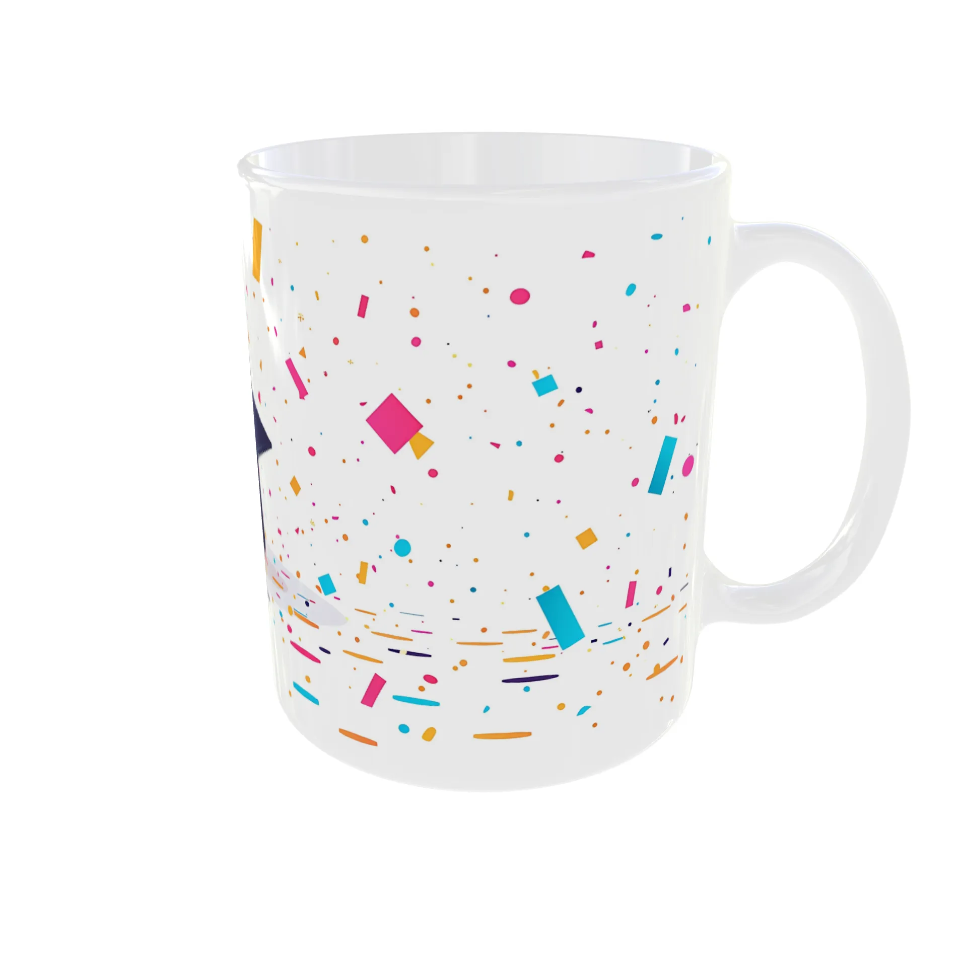 Confetti Graduation Cap Mug - Image 2