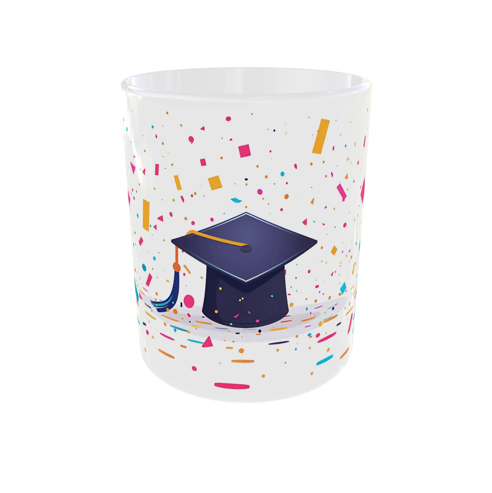 Confetti Graduation Cap Mug - Image 4