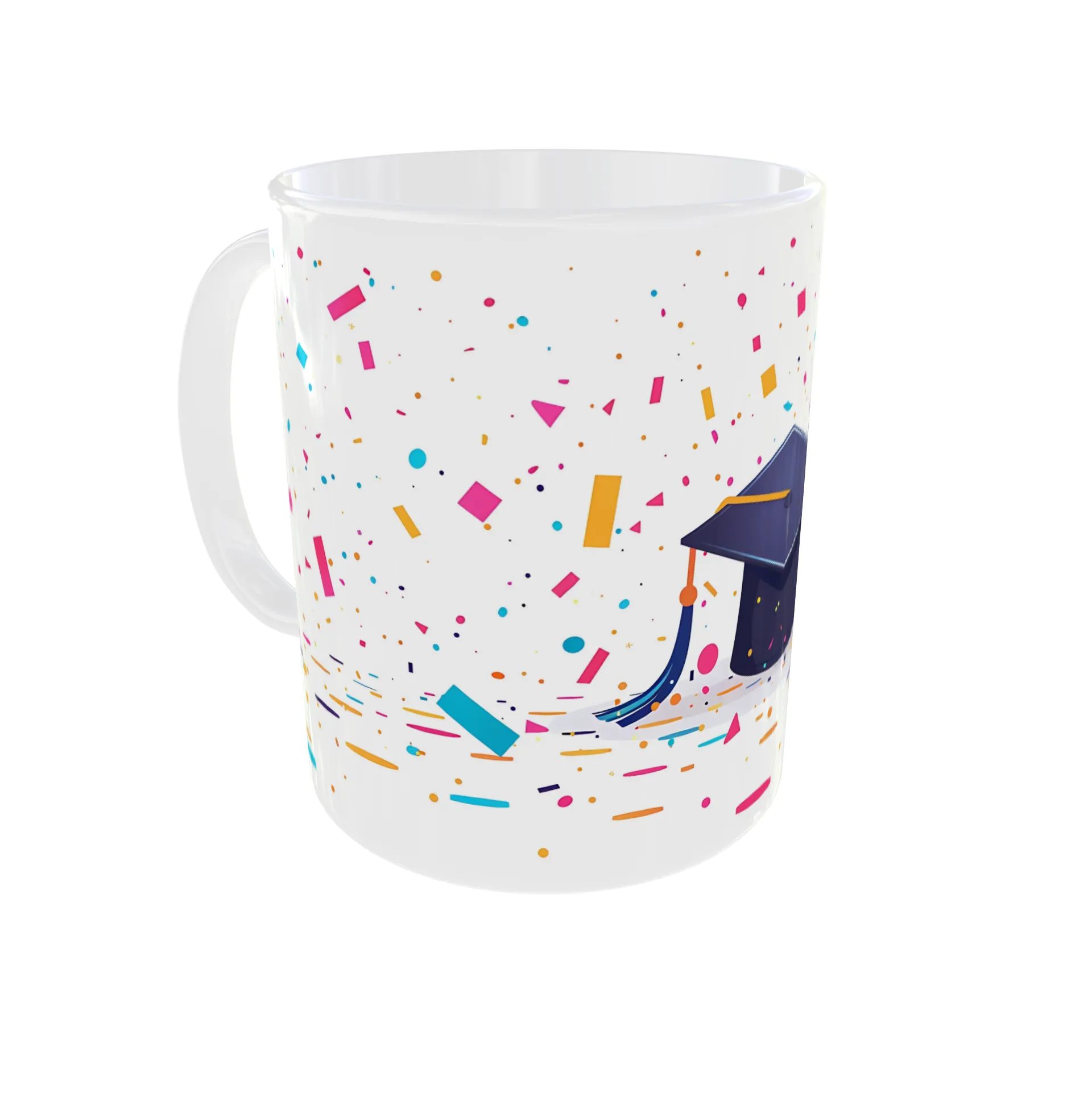 Confetti Graduation Cap Mug - Image 5