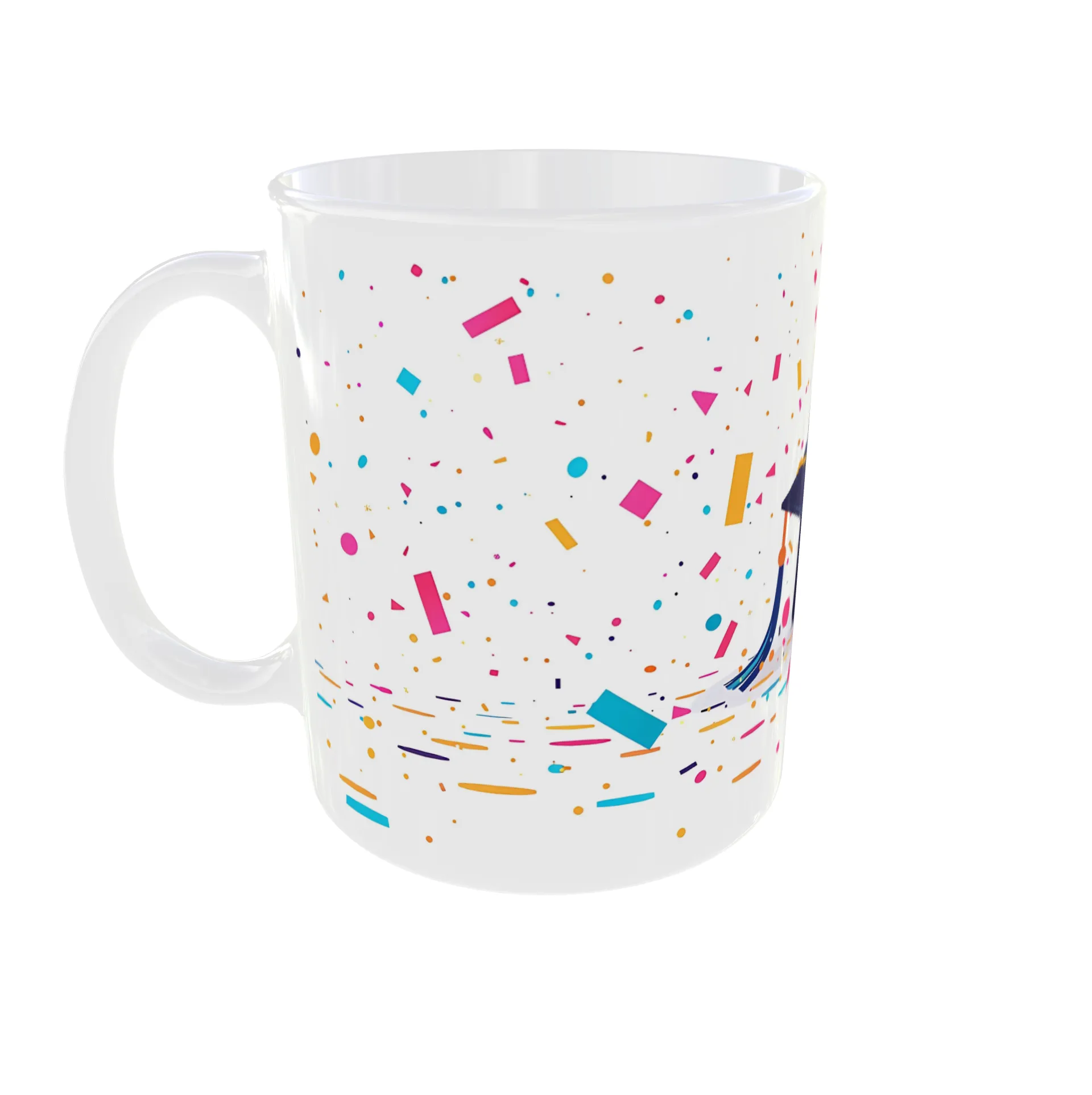 Confetti Graduation Cap Mug - Image 6