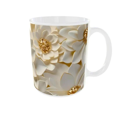 Golden Blossom Mug